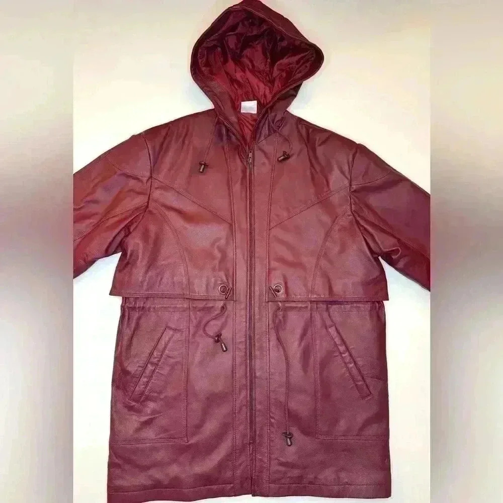 Morningside Women’s Vintage 100 % Leather Jacket Size Medium